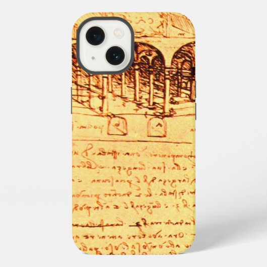 RENAISSANCE ARCHITECTUUR, ARCHITECT, ENGINEER iPhone HOESJE (Achterkant)