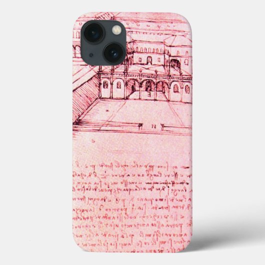 RENAISSANCE ARCHITECTUUR, ARCHITECT, ENGINEER, roz Case-Mate iPhone Case (Achterkant)