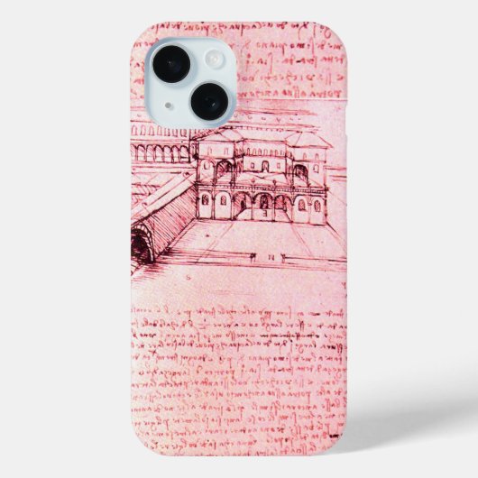 RENAISSANCE ARCHITECTUUR, ARCHITECT, ENGINEER, roz Case-Mate iPhone Case (Achterkant)