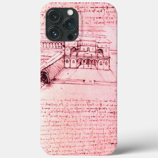 RENAISSANCE ARCHITECTUUR, ARCHITECT, ENGINEER, roz Case-Mate iPhone Case (Achterkant)