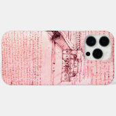 RENAISSANCE ARCHITECTUUR, ARCHITECT, ENGINEER, roz Case-Mate iPhone Case (Achterkant (horizontaal))