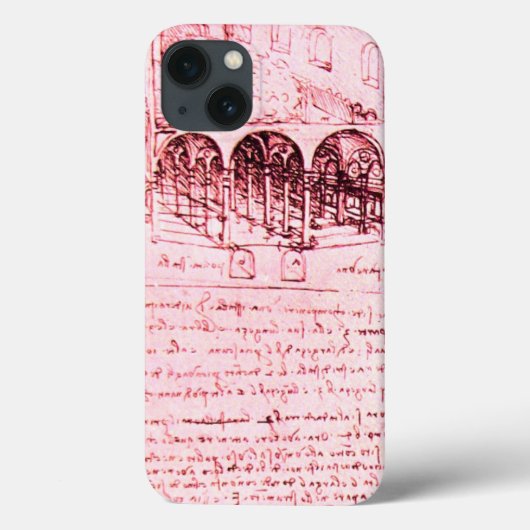 RENAISSANCE ARCHITECTUUR, ARCHITECT, ENGINEER, roz Case-Mate iPhone Case (Achterkant)