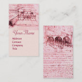 RENAISSANCE ARCHITECTUUR, ARCHITECT, ENGINEER, Roz Visitekaartje (Voorkant / Achterkant)