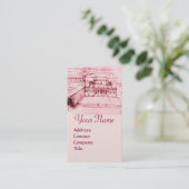 RENAISSANCE ARCHITECTUUR, ARCHITECT, ENGINEER, Roz Visitekaartje (Staand voorkant)