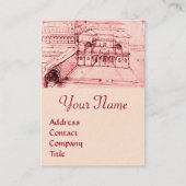 RENAISSANCE ARCHITECTUUR, ARCHITECT, ENGINEER, Roz Visitekaartje (Voorkant)