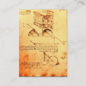 RENAISSANCE ARCHITECTUUR, ARCHITECT, ENGINEER VISITEKAARTJE (Achterkant)