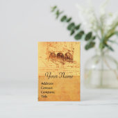 RENAISSANCE ARCHITECTUUR, ARCHITECT, ENGINEER VISITEKAARTJE (Staand voorkant)