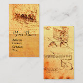 RENAISSANCE ARCHITECTUUR, ARCHITECT, ENGINEER VISITEKAARTJE (Voorkant / Achterkant)