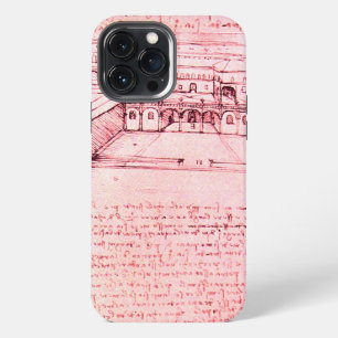 RENAISSANCE ARCHITECTUUR,ARCHITECT,INGENIEUR,roze iPhone 13 Pro Max Hoesje