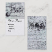 RENAISSANCE ARCHITECTUUR, ARCHITECT, INGENIEUR, Zi Visitekaartje (Voorkant / Achterkant)