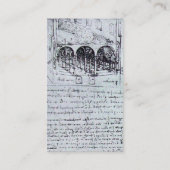RENAISSANCE ARCHITECTUUR, ARCHITECT, INGENIEUR, Zi Visitekaartje (Achterkant)