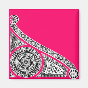 RENAISSANCE ARCHITECTUUR STONE DECOR roze Magneet