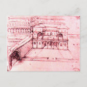 RENAISSANCE ARCHITECTUUR, VILLE PROJECT, Pink Briefkaart (Voorkant)