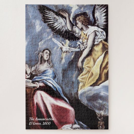 Renaissance Art El Greco Annunciation Advent Legpuzzel (Verticaal)