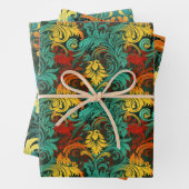 Renaissance Art Nouveau Gradient Wallpaper Design Inpakpapier Vel (In situ)