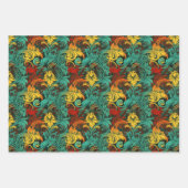 Renaissance Art Nouveau Gradient Wallpaper Design Inpakpapier Vel (Voorkant)