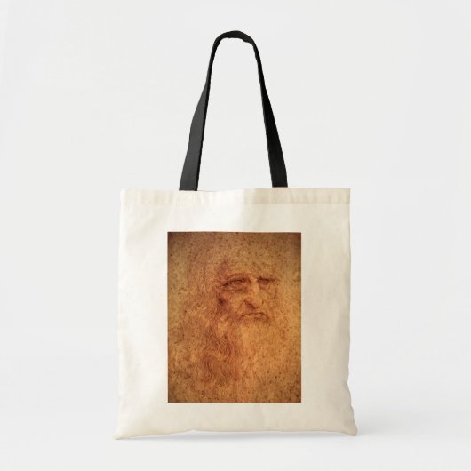 Renaissance Art Self Portret van Leonardo da Vinci Tote Bag (Voorkant)