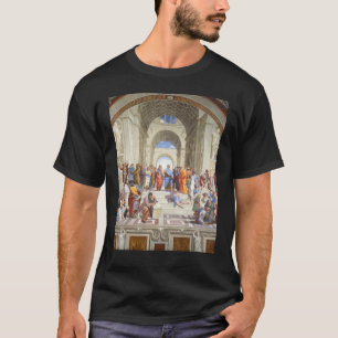 Renaissance beroemd schilderij De School van Athen T-shirt