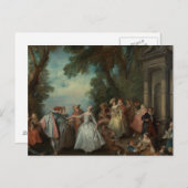 Renaissance bijeenkomst Dans Briefkaart (Voorkant / Achterkant)