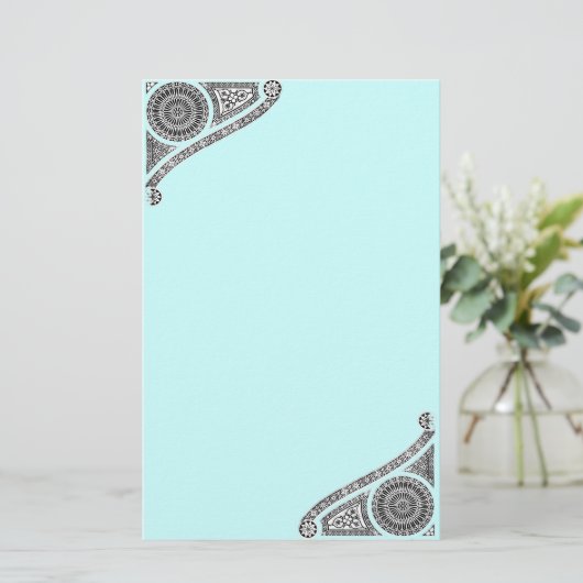 RENAISSANCE, blauw Briefpapier (Staand voorkant)