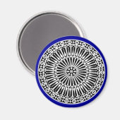 RENAISSANCE, blauw Magneet (Voorkant / Achterkant)