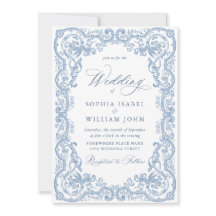 Renaissance  Bloemen Dusty Blue Wedding
