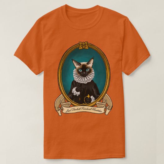 Renaissance Cat Lord Theobald Reinhardt Montclair T-shirt (Design voorkant)