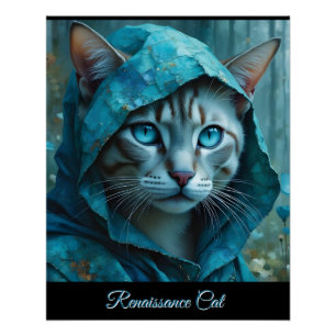 Renaissance Cat Perfect Poster