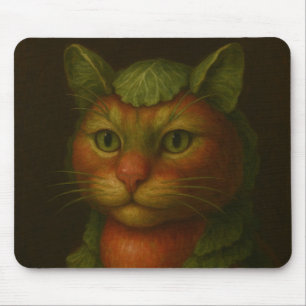 Renaissance Cat Portrait Muismat