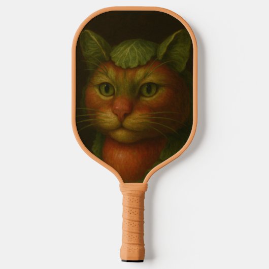 Renaissance Cat Portrait Pickleball Paddle (Achterkant)