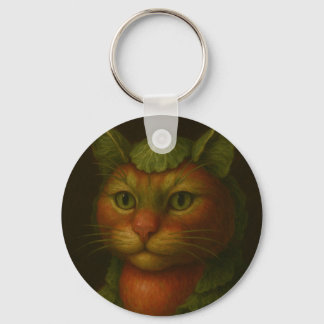 Renaissance Cat Portrait Sleutelhanger
