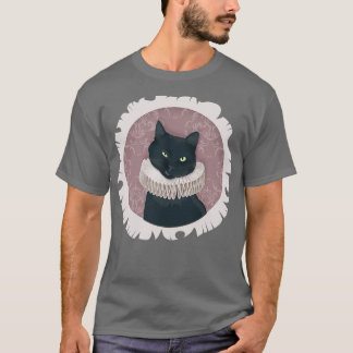 Renaissance Cat Portrait T-shirt