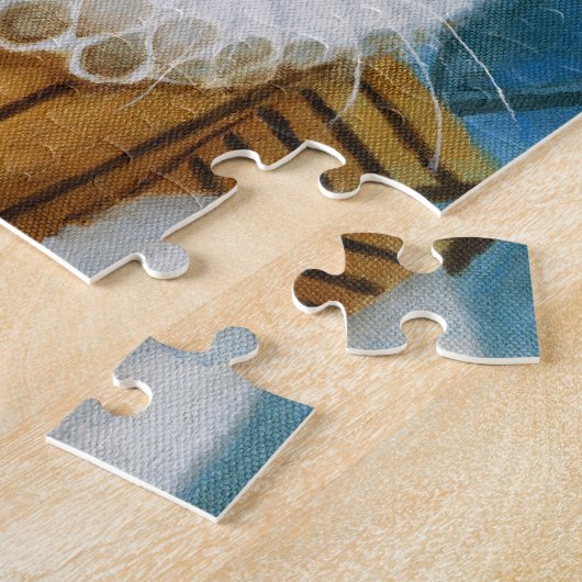 Renaissance Cat Puzzle Legpuzzel (Zijkant)