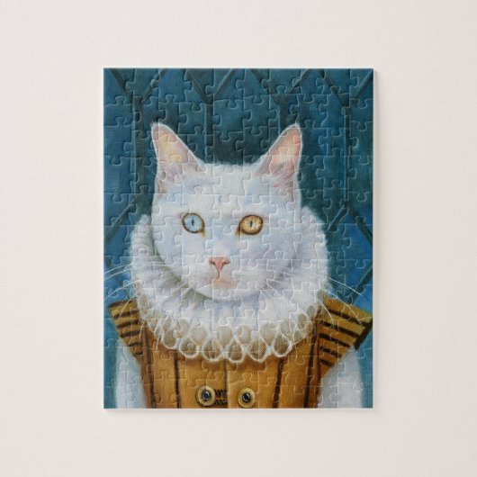 Renaissance Cat Puzzle Legpuzzel (Verticaal)