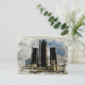  Renaissance Center Briefkaart (Staand voorkant)