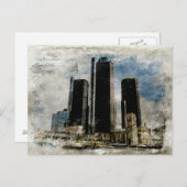  Renaissance Center Briefkaart (Voorkant / Achterkant)