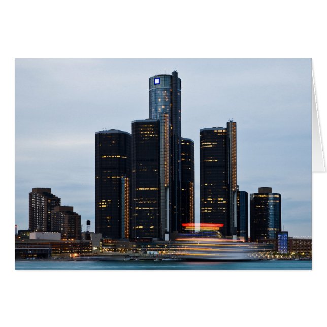 Renaissance Centre in Dusk (Voorkant Horizontaal)