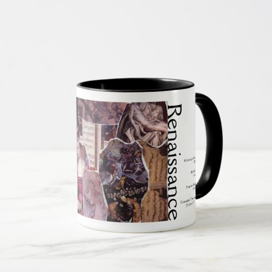 Renaissance Collage Mok 2.0 (Voorkant rechts)