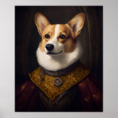 Renaissance Corgi Poster (Voorkant)