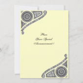 RENAISSANCE ,crème Kaart (Achterkant)