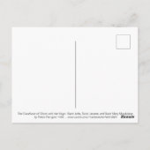 Renaissance Crucifixion van Christus Briefkaart (Achterkant)