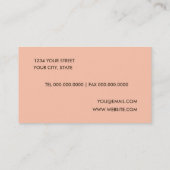 Renaissance Damask Visitekaartje (Achterkant)