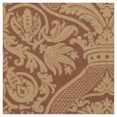Renaissance Damast - Amberkleur Stof (Close Up)