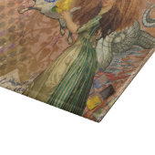 Renaissance Dame Capricorn Fantasie Vintage Zodiak Snijplank (Hoek)
