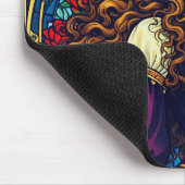 Renaissance-dame met roos muismat (Hoek)
