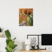 Renaissance Dame Steenbok Fantasie Vintage Zodiac Poster (Thuiskantoor)