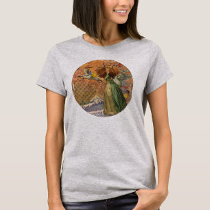 Renaissance Dame Steenbok Fantasie Vintage Zodiac T-shirt