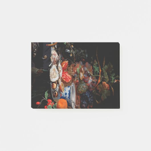 RENAISSANCE Dark Black Fruits and oysters Post-it® Notes (Voorkant)