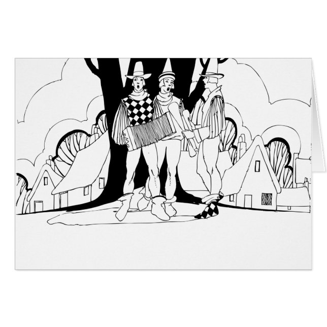 Renaissance Deco Accordion Caroling (Voorkant Horizontaal)