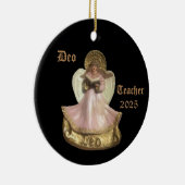 RENAISSANCE DEO ANGEL VOOR LERAAR 2025 KERAMISCH ORNAMENT (Rechts)